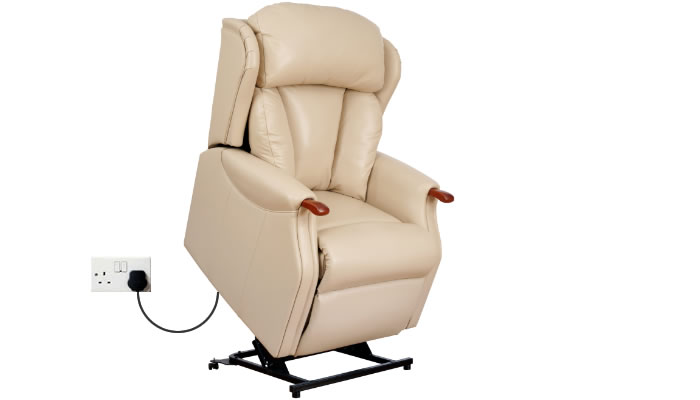 Celebrity Furniture Canterbury Leather Dual Motor Riser Recliner